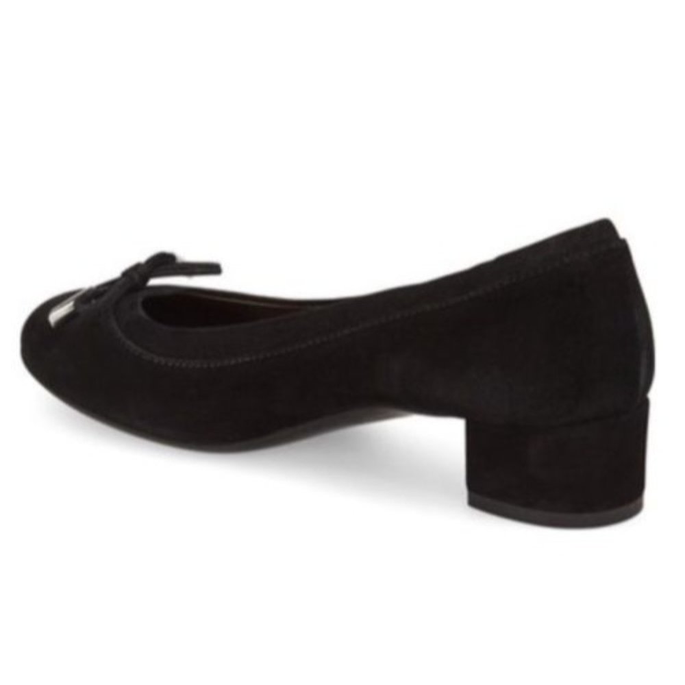 🆕 AGL Attilio Giusti Leombruni Kristin Block Heel Suede Pump Shoes 7.5 - Picture 2 of 11